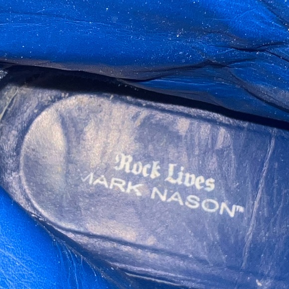 MARK NASON Rock Lives Cipher Made In Italy Distressed VINTAGE Western Boots Rare - Picture 10 of 16